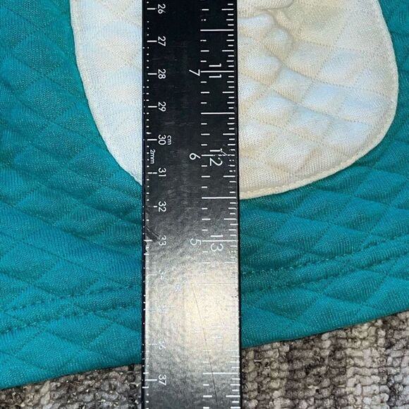 Circo Girls Pajama Set Size 4T Blue Green Quilted Embroidered Cute Long Sleeves - Picture 6 of 14